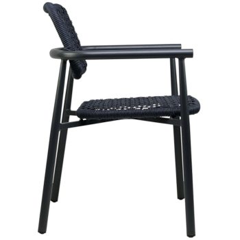 96919430 Charly Terrasstoel Charcoal Navy 3hr