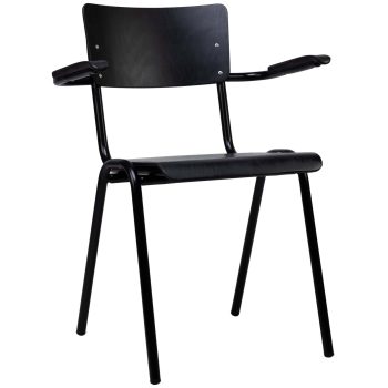 96000770 Skool Armstoel Zwart 1hr