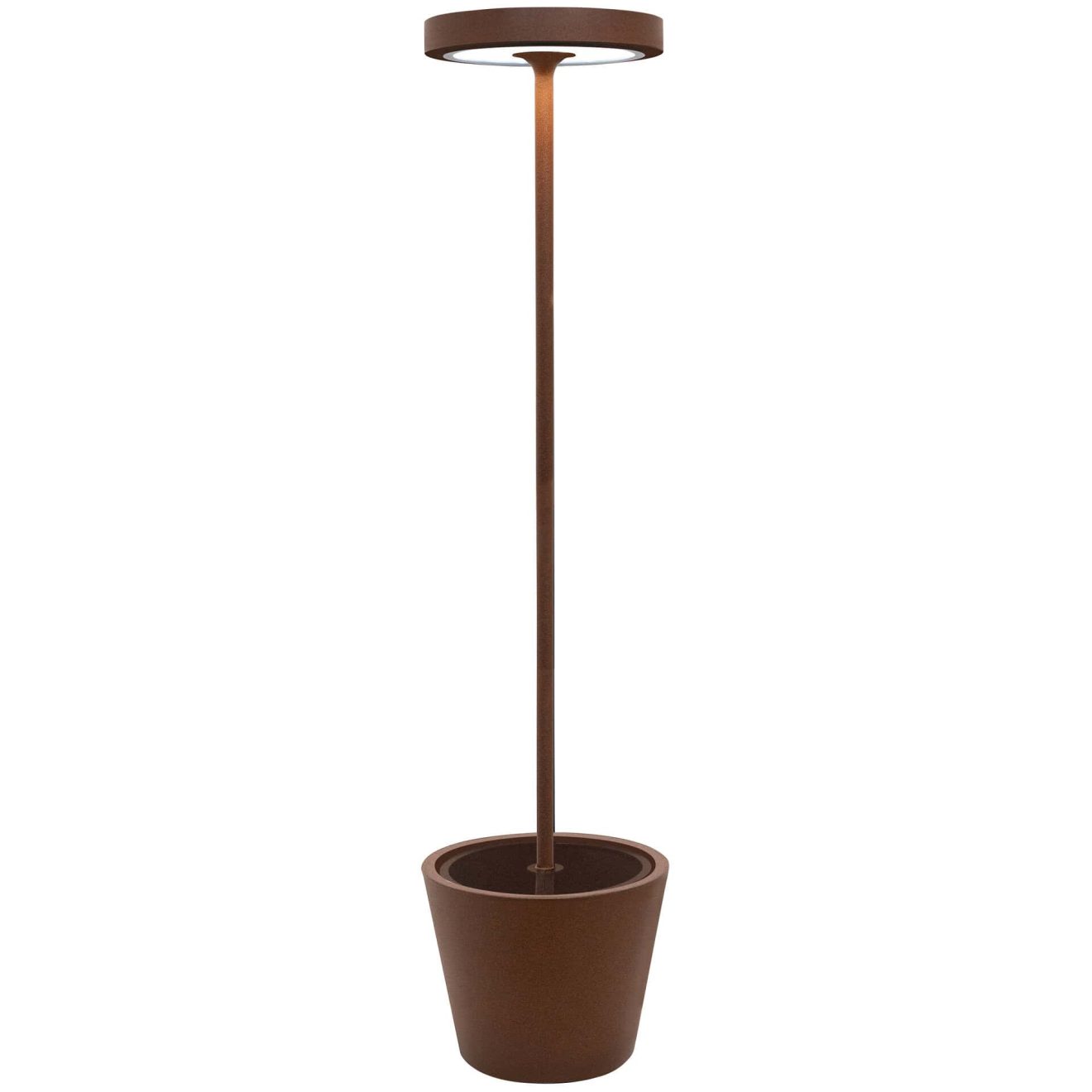 97116810 Poldina Vloerlamp Reverso Solar Bruin 1.1hr
