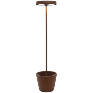 97116810 Poldina Vloerlamp Reverso Solar Bruin 1.1hr