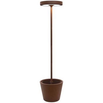 97116810 Poldina Vloerlamp Reverso Solar Bruin 1.1hr