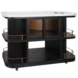 95100250 Valentino Trolley Black Oak Epoxy Marb 1hr