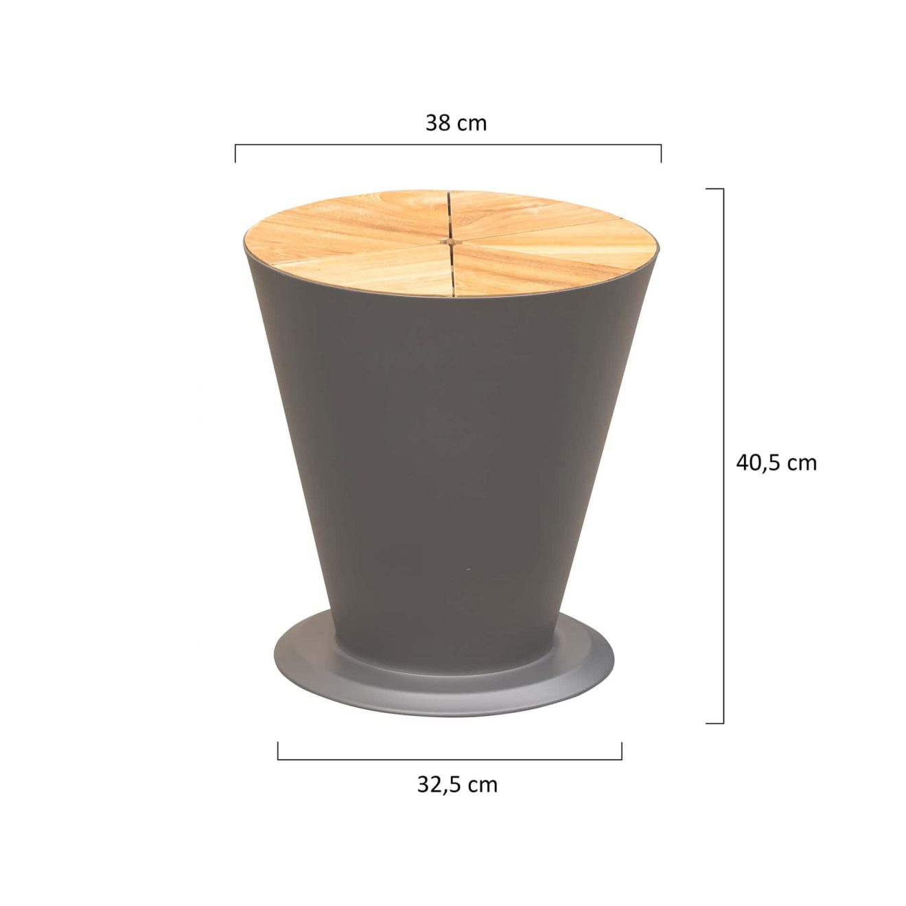 95403190 Icoo Ice Bucket Black Afmetingen
