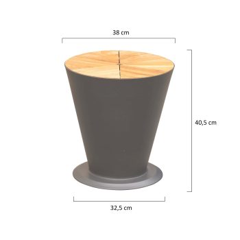 95403190 Icoo Ice Bucket Black Afmetingen