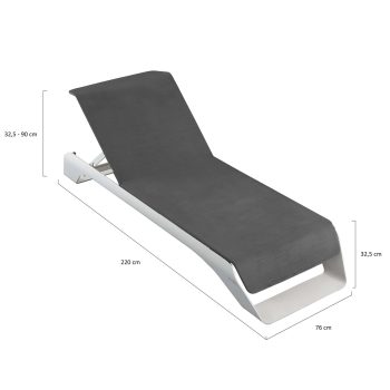 95405180 Onda Sunlounger Afmeting