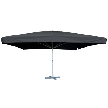 96920670 Parasol Karin2.0 500x500 Zwart Antraciet 1hr
