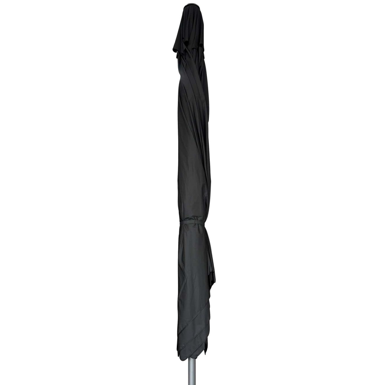 96920670 Parasol Karin2.0 500x500 Zwart Antraciet 2.1hr