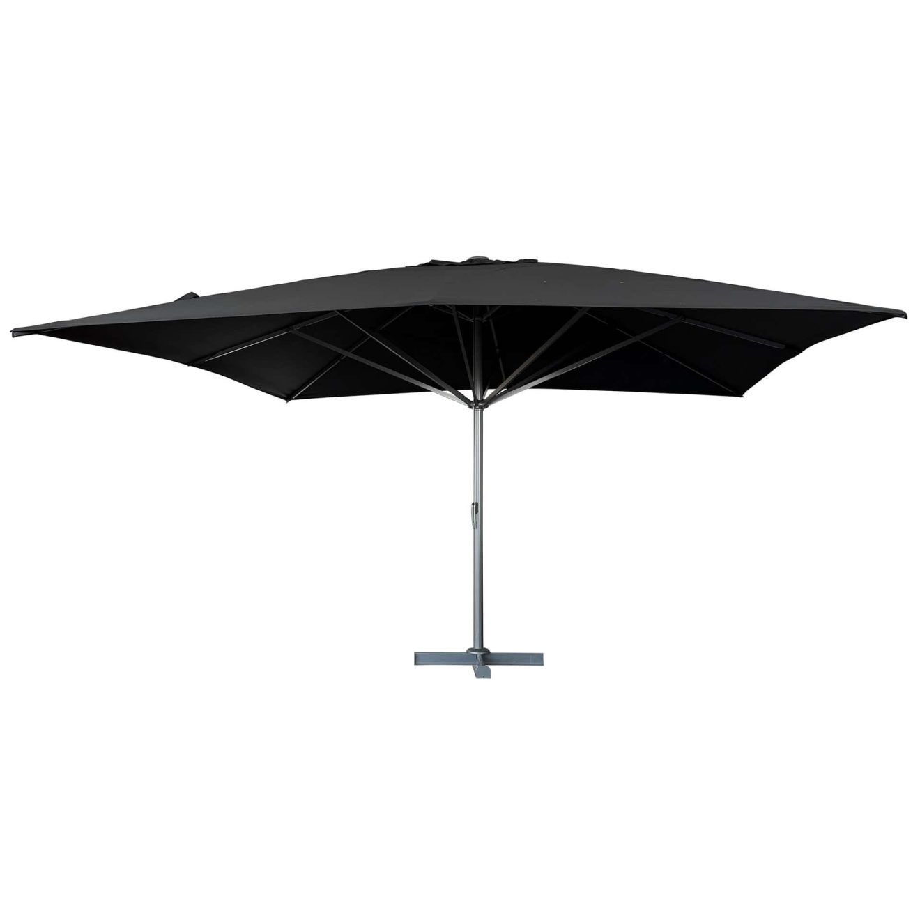 96920730 Parasol Liva2.0 500x500 Zwart Antraciet 1.1hr