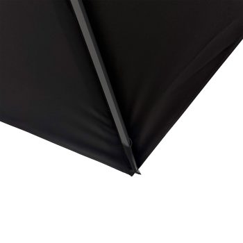 96920730 Parasol Liva2.0 500x500 Zwart Antraciet 6.hr
