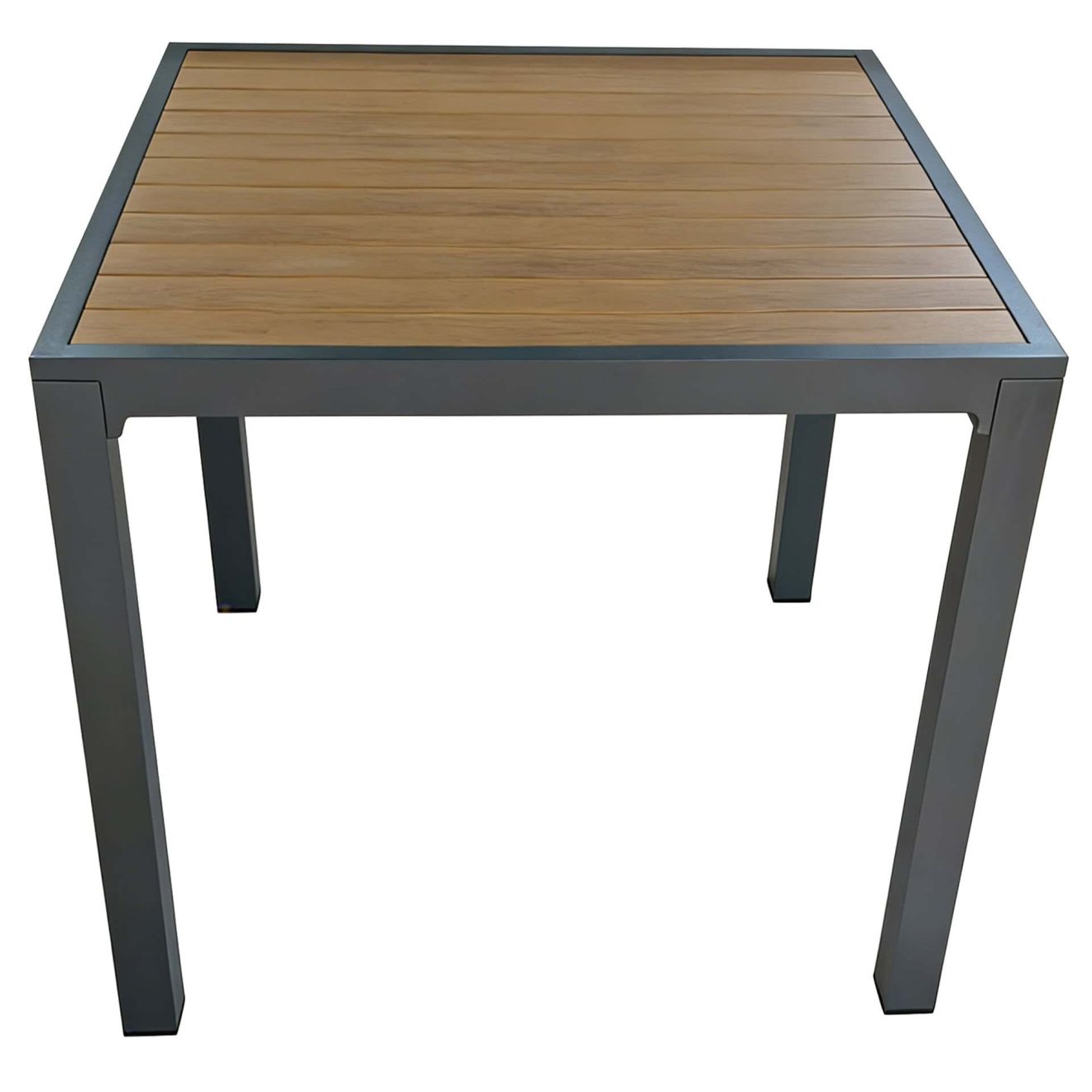 96920810 Marlon Tafel 80x80 Zwart Woodlook 2hr