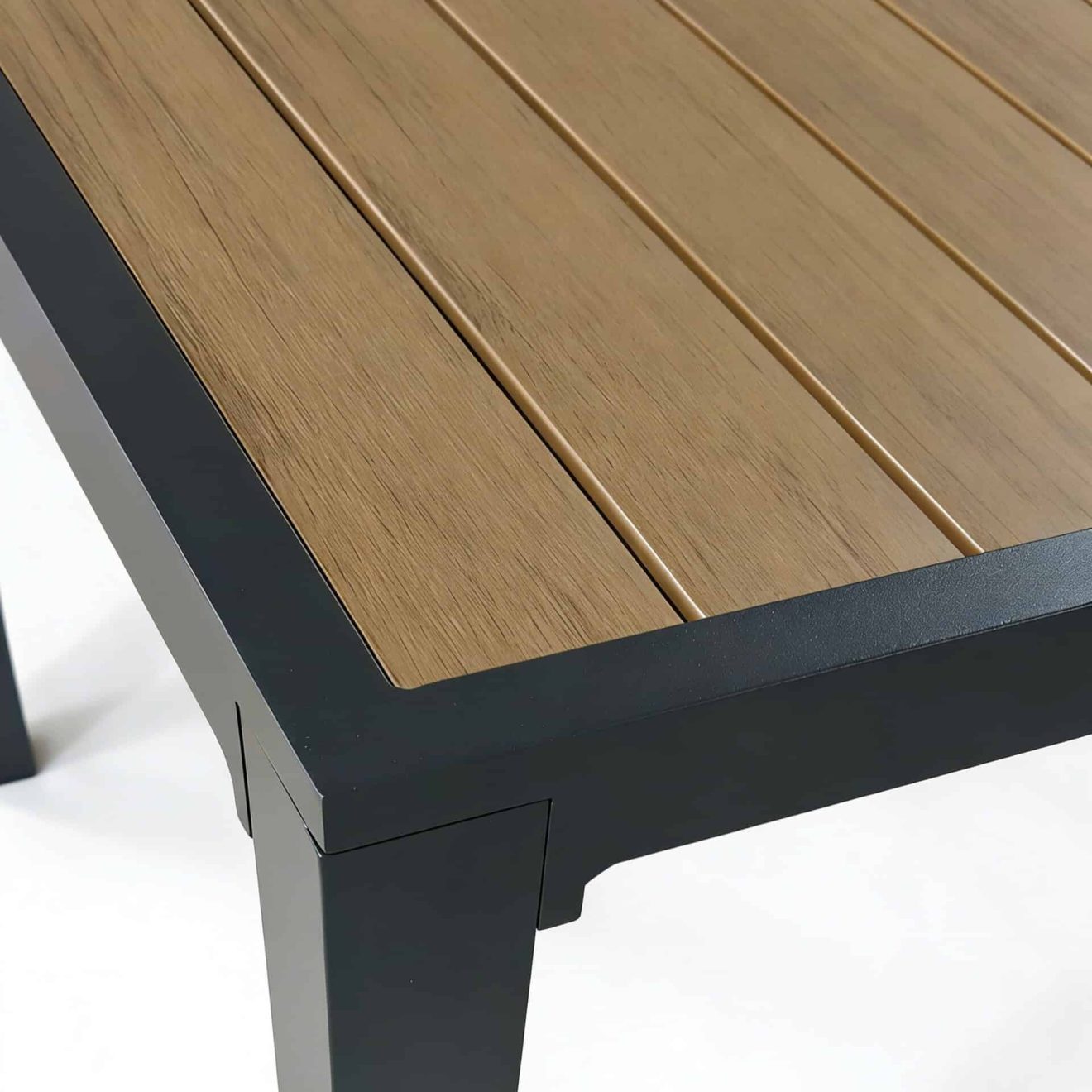 96920810 Marlon Tafel 80x80 Zwart Woodlook 3hr