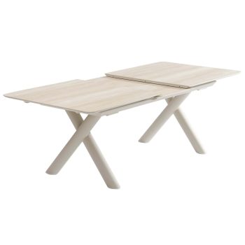 96921400 Belliami Tafel Uitschuifbaar 200:260x100cm Zand 3hr