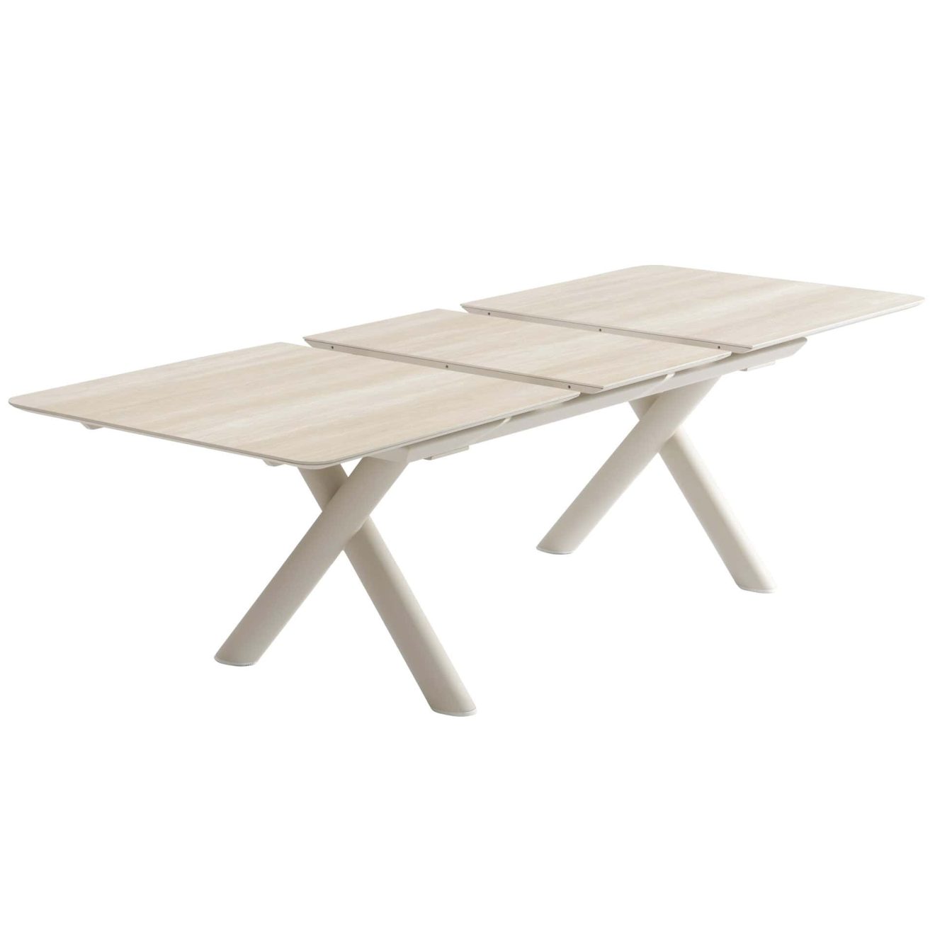 96921400 Belliami Tafel Uitschuifbaar 200:260x100cm Zand 4hr
