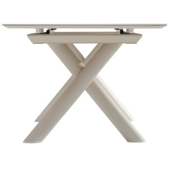 96921400 Belliami Tafel Uitschuifbaar 200:260x100cm Zand 8hr