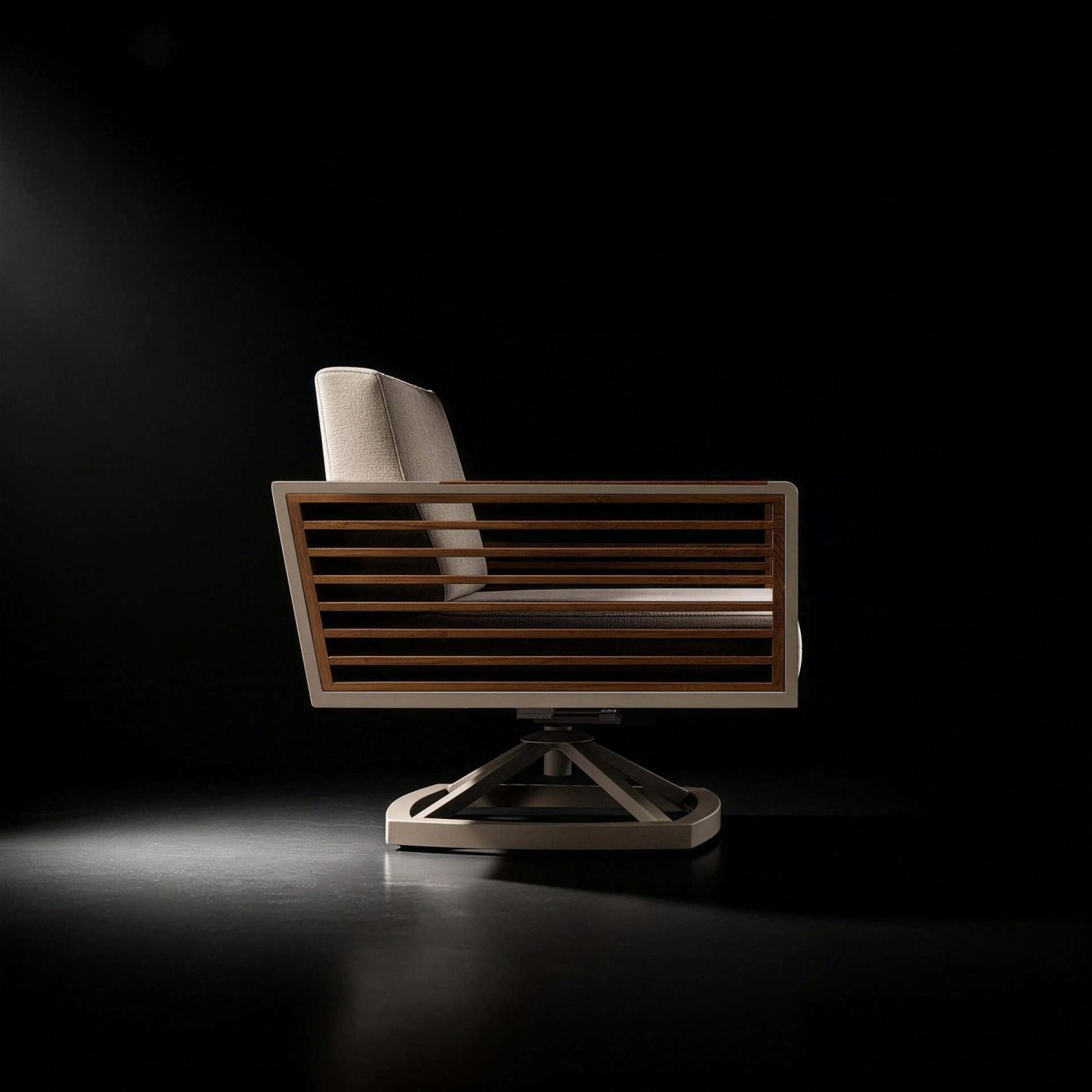 95419610 New York Swivel Loungestoel Sfeer 2