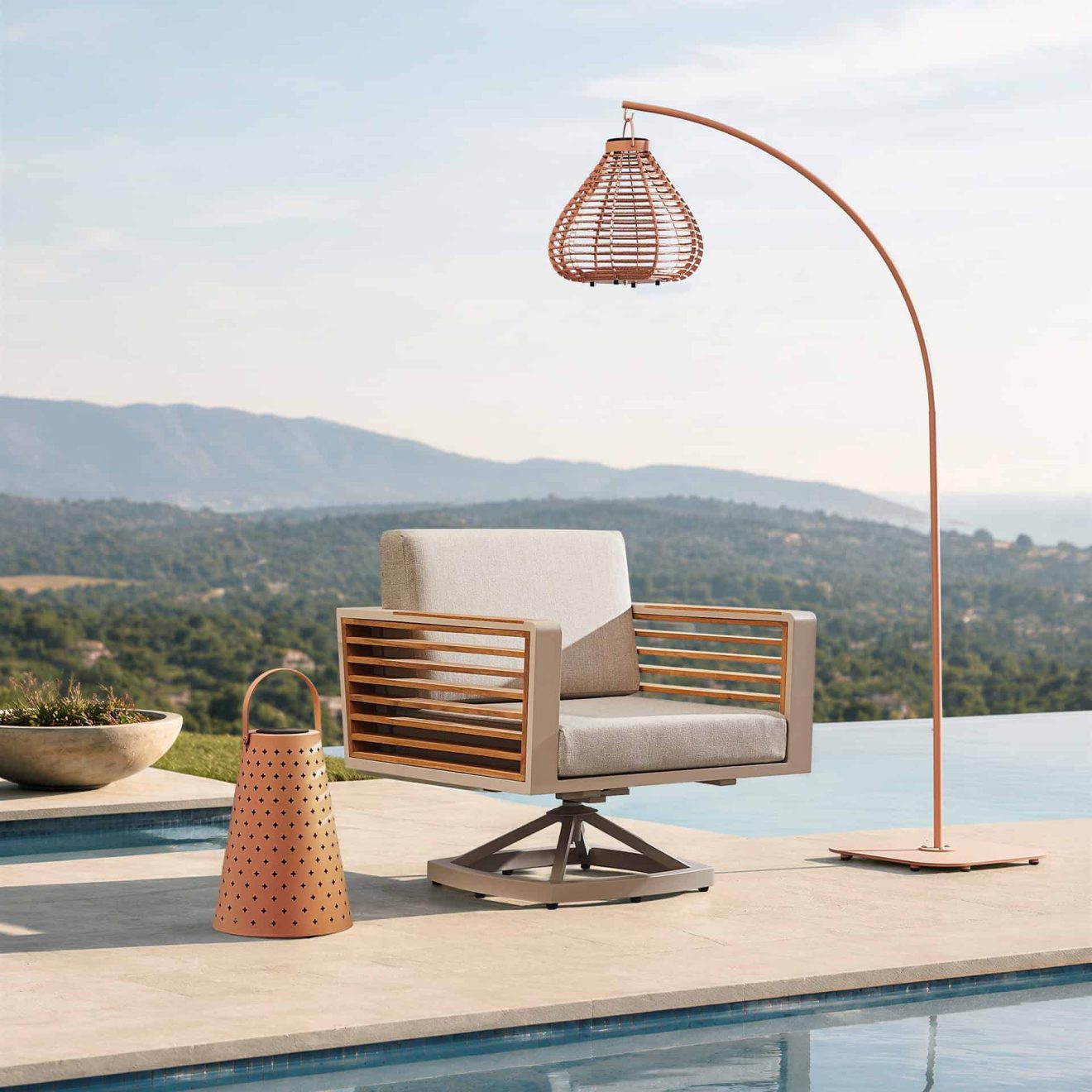 95419610 New York Swivel Loungestoel Sfeer 3