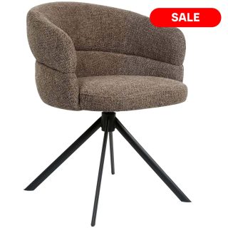 96124430 Avalon Stoel Bruin 1hr Outlet