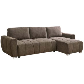 96517050 Morgan Slaapbank Chaise Longue Donker Bruin 1hr
