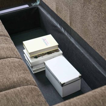 96517050 Morgan Slaapbank Chaise Longue Donker Bruin 9hr