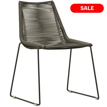 96909130 Terrasstoel Judy Antraciet 1hr Outlet