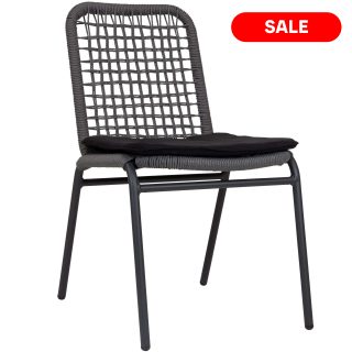 96929530 Terrasstoel Trobe Grijs 1hr Outlet