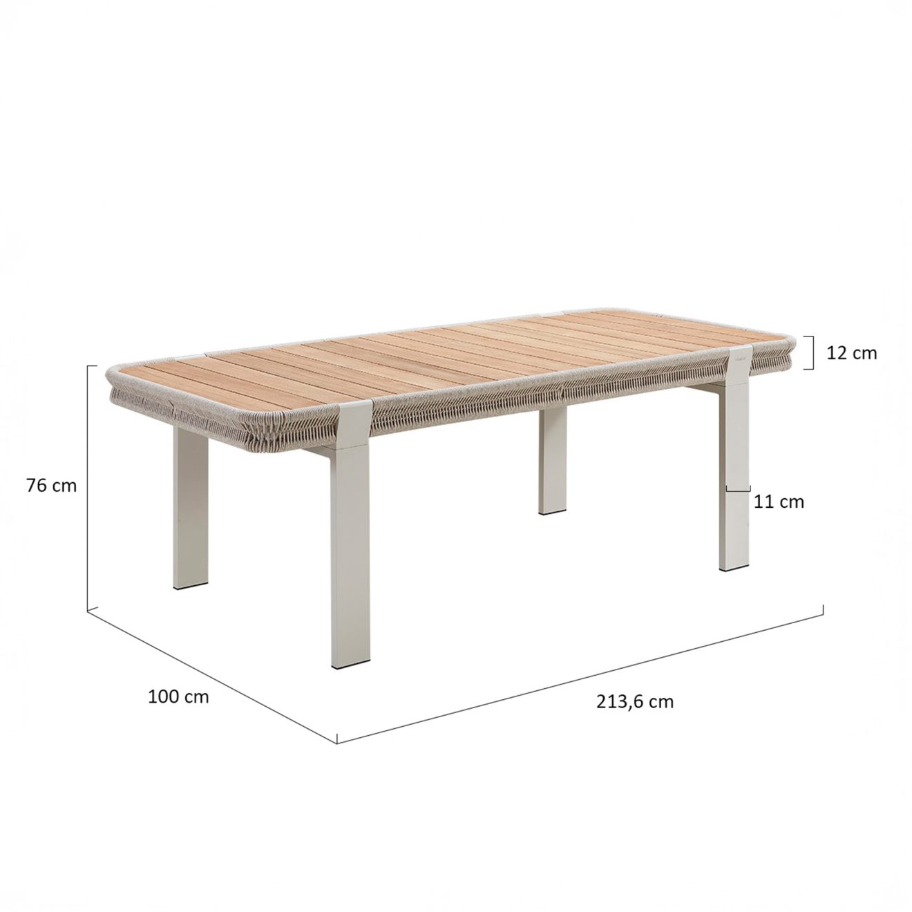 95420500 Borromeo Dining Afmeting