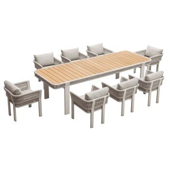 95420520 Borromeo Dining Taupe 1