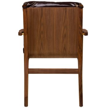 96126890 Lumo Armstoel Walnut 5hr