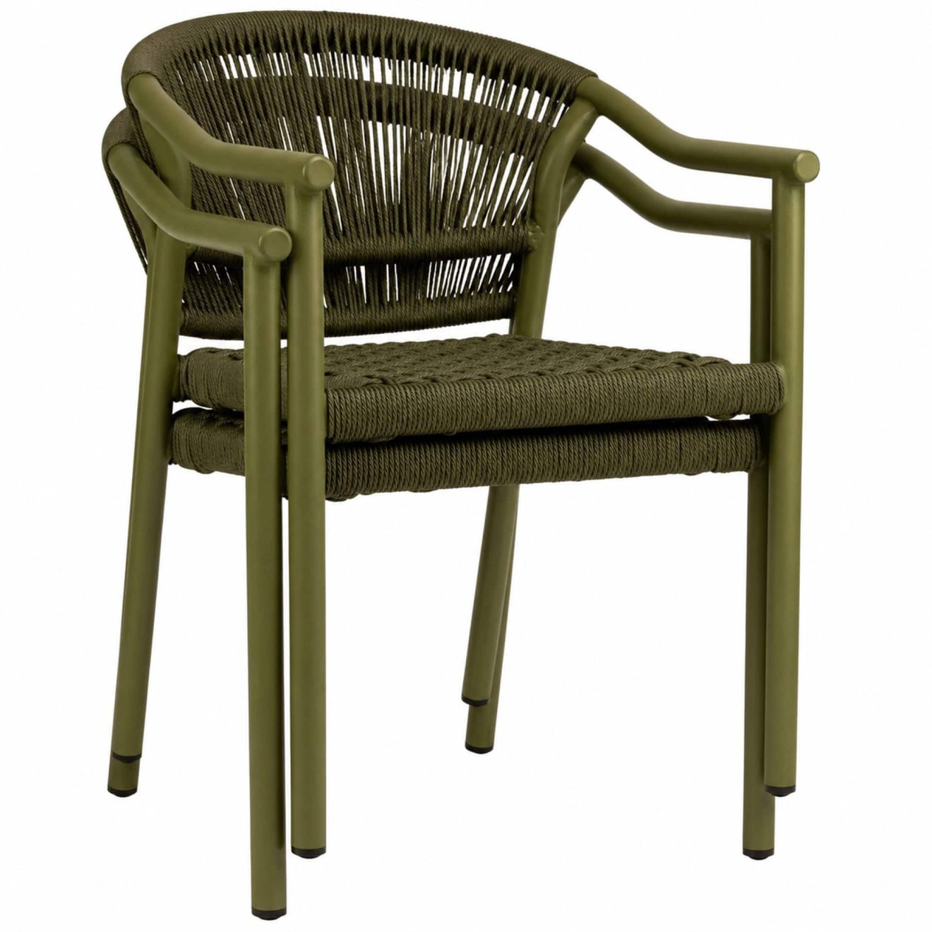 96915220 Terrasstoel Jaxon Groen Stapel