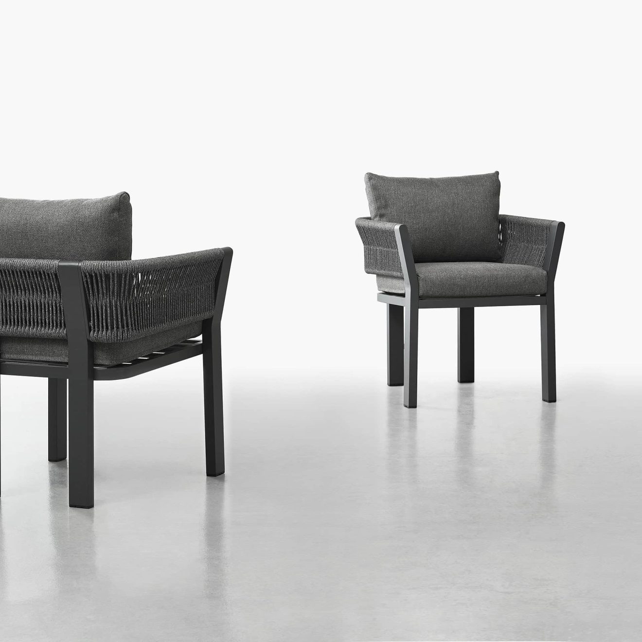 Diningset Borromeo Antraciet