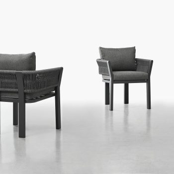 Diningset Borromeo Antraciet