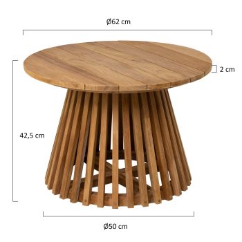 96924190 Jati Bijzettafel Teak Afmeting