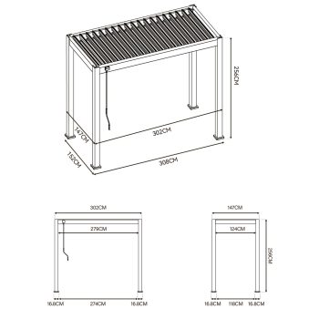 96924760 Reflect Bbq Cover Antraciet Afmeting 1