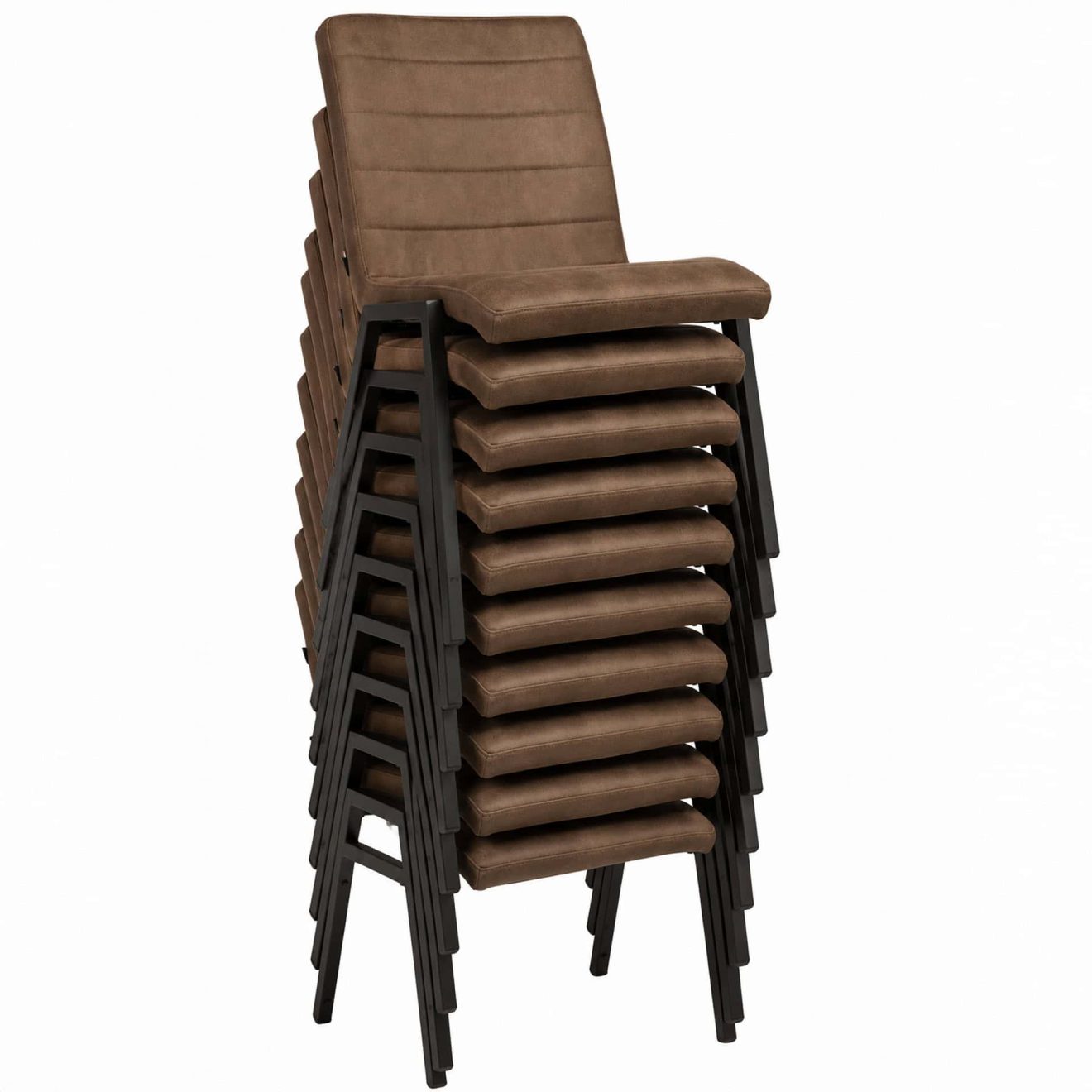 96807410 Stoel Boston Tanny Black Stapel