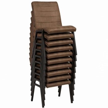 96807410 Stoel Boston Tanny Black Stapel