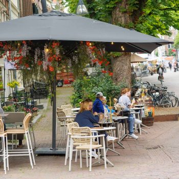 96920730 Parasol Liva Zwart Sfeer 1