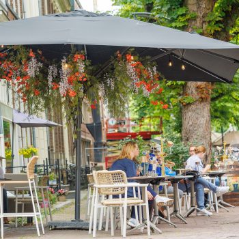 96920730 Parasol Liva Zwart Sfeer 2