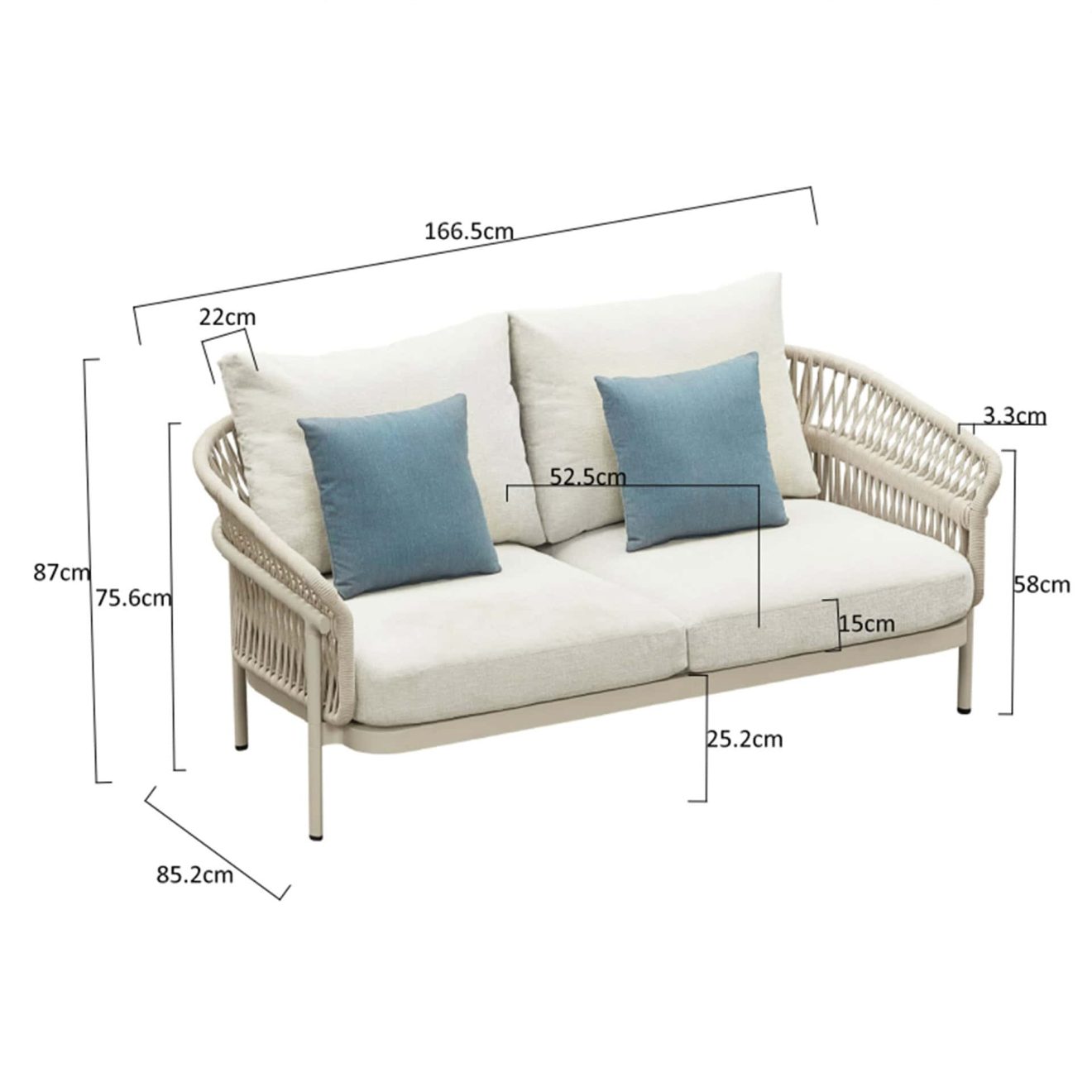 95421850 Calypso Loungeset 2s Afmeting 2