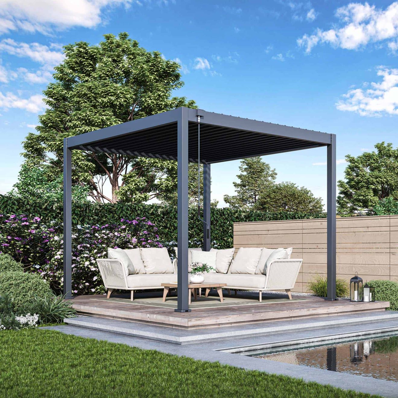 96924560 Reflect Eco 3x3m Antraciet Sfeer 5