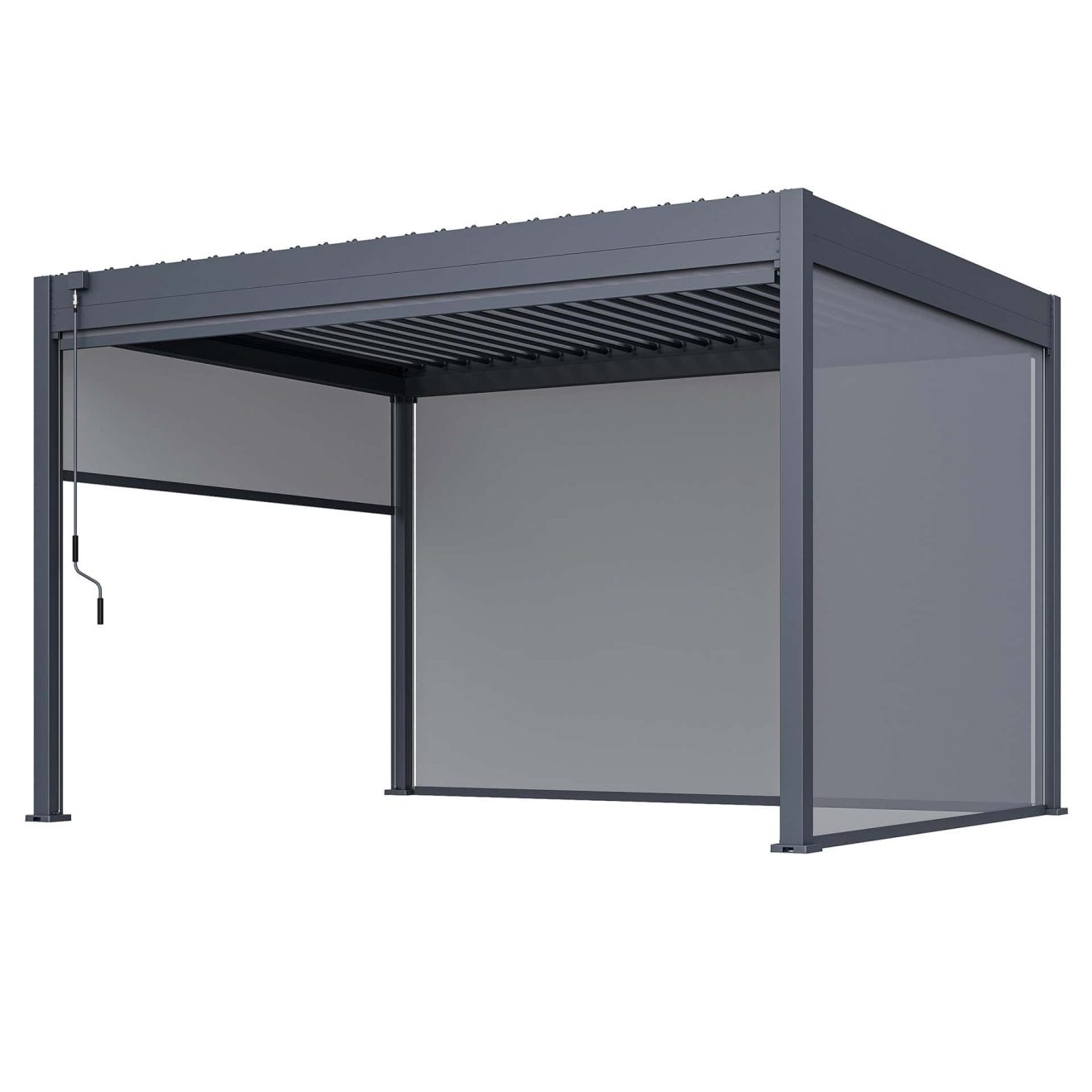 96924570 Reflect Eco 3x4m Antraciet Zonnescherm 1
