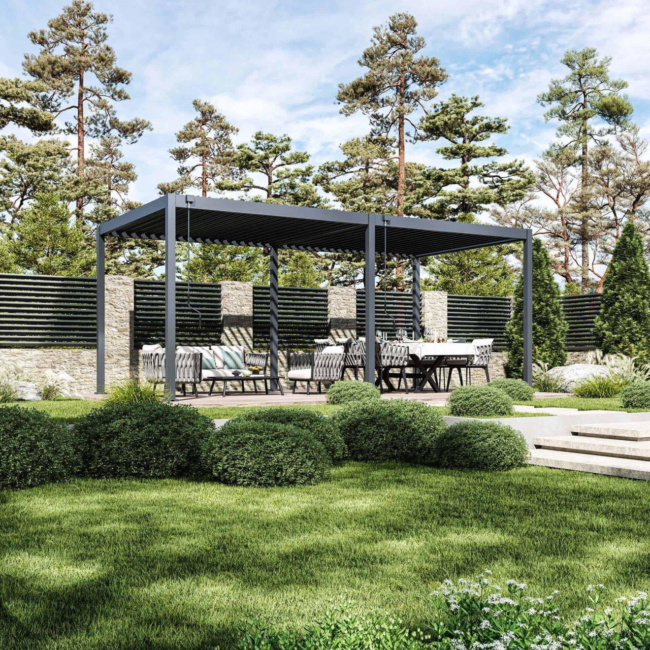 96924580 Reflect Eco 3x6m Antraciet Sfeer 2