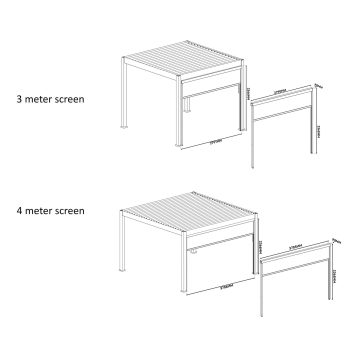 96924700 Reflect Duo Windscherm Afmeting