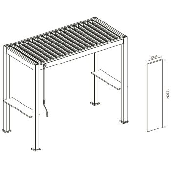 96924800 Zijplankenset Reflect Bbq Afmetingenhr