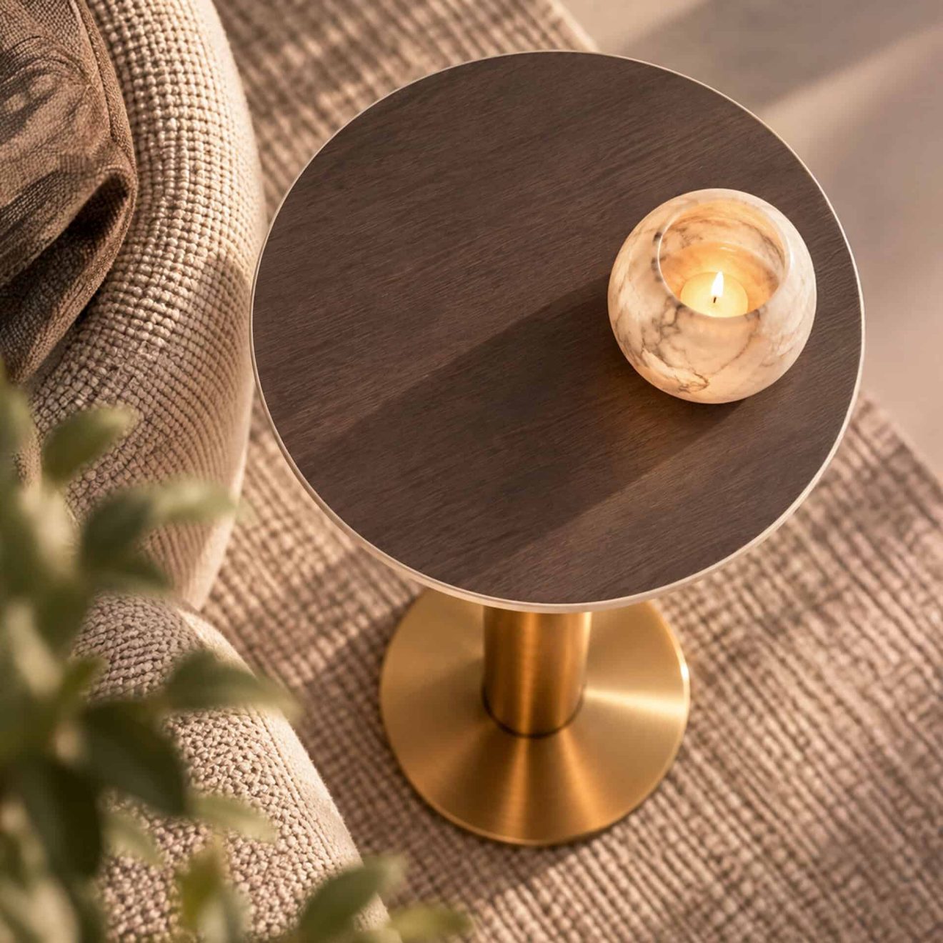 96928150 Duco Bijzettafel Goud T004 H55cm Sfeer 2hr