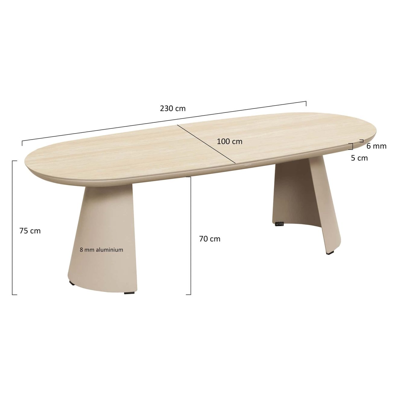 95422670 Calla Diningset Afmeting 1