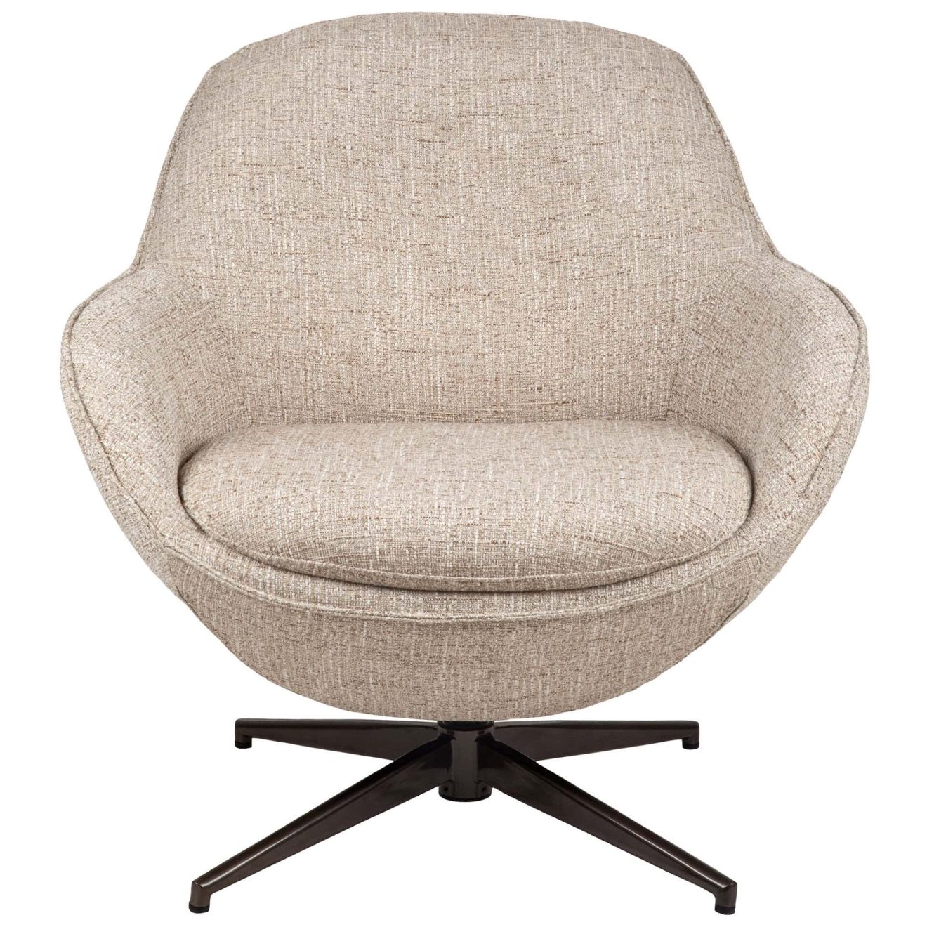 96130320 Bruno Loungestoel Draaibaar Beige 2hr