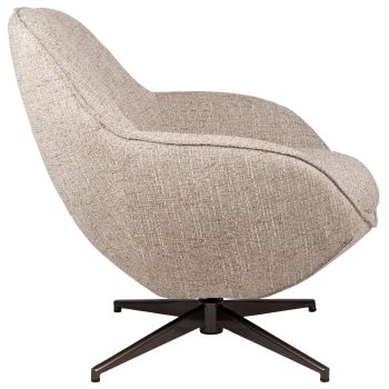 96130320 Bruno Loungestoel Draaibaar Beige 3hr