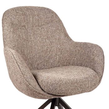 96130350 Bruno Armstoel Draaibaar Bruin 6hr